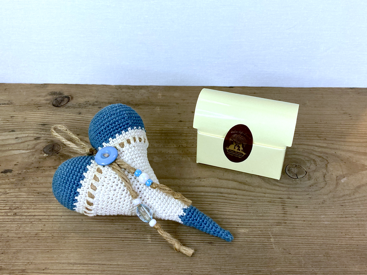 Gerlinde, das knorrige Herz - Häkelanleitung