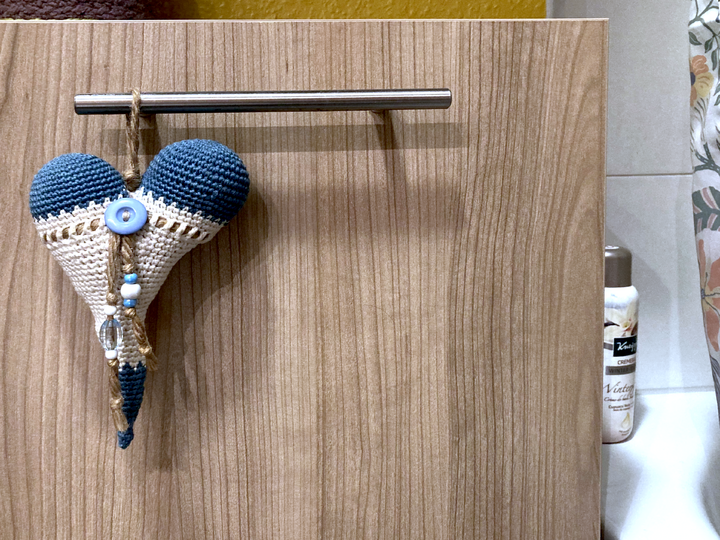 Gerlinde, das knorrige Herz - Häkelanleitung