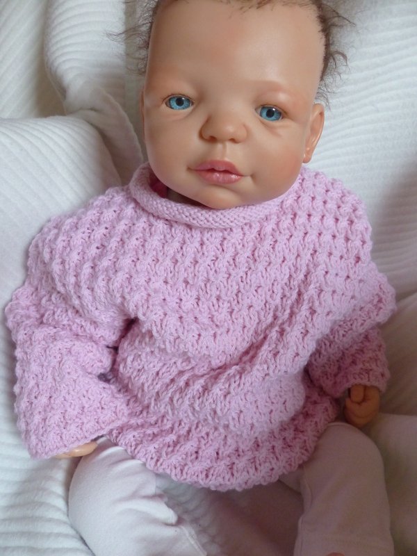 Strickanleitung Babypullover 6 Monate / 9 Monate - Bild 6