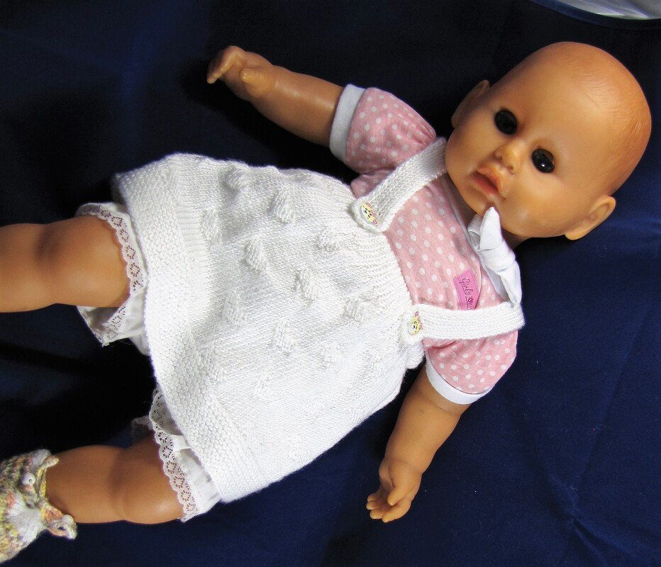 Strickanleitung     Trägerrock_Herzchen - Bild 6