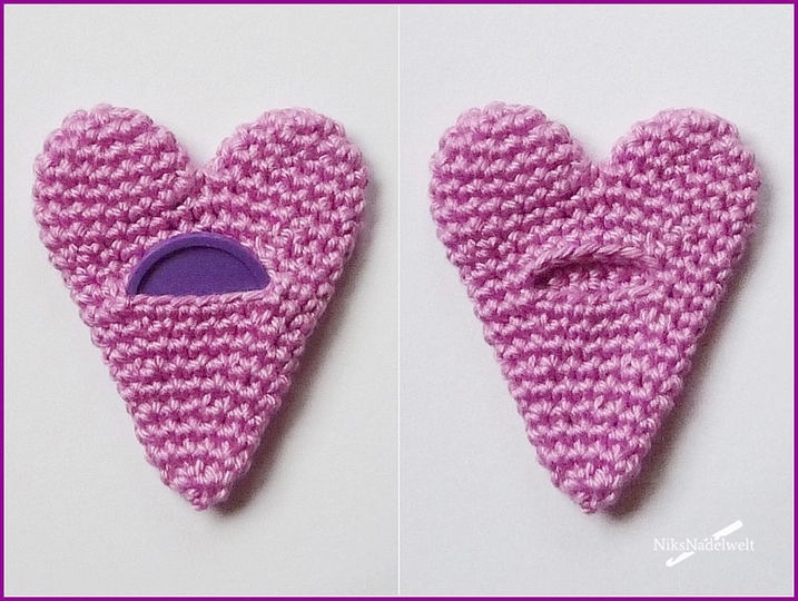 Häkelanleitung - Einkaufschip Herz