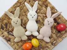 Hase 'Moppel', einfach und schnell in einem Stück gehäkelt