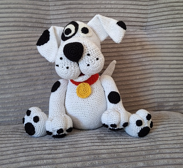 Hund Flecki Häkelanleitung – Amigurumi Hund, Deutsch & Englisch