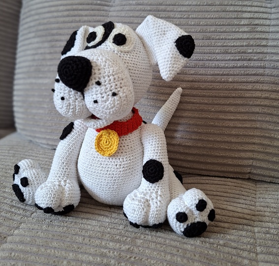 Crochet Pattern Dalmatian Dog Flecki – Amigurumi German & English