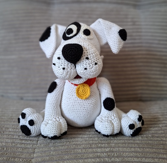 Crochet Pattern Dalmatian Dog Flecki – Amigurumi German & English