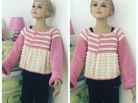 Häkelanleitung Jacke "Isabell" - alle Größen