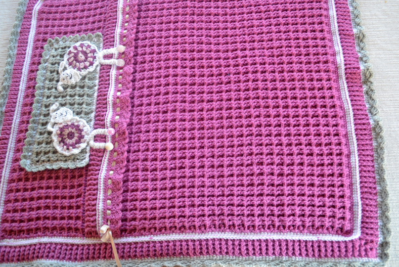 Babydecke * Häkelanleitung * Schäfchen