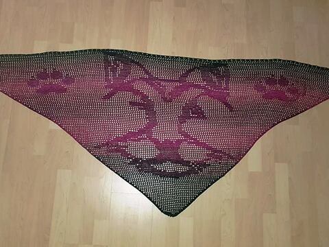 Motivtuch : Katze_versteckt (Häkelanleitung)