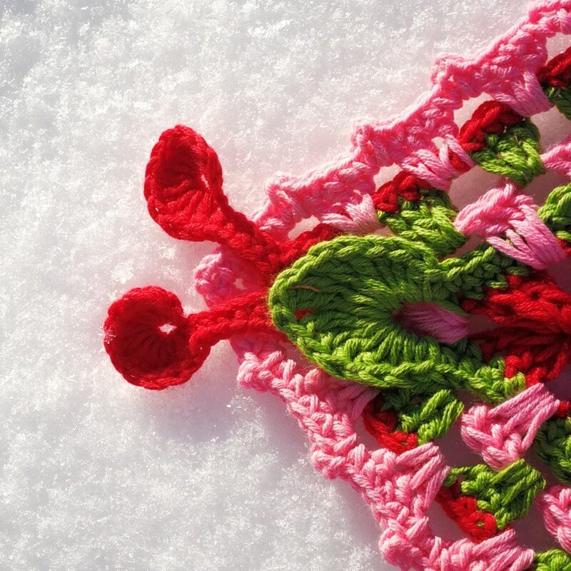 Schmusetuch "CHERRY BLOSSOM" - Bild 6