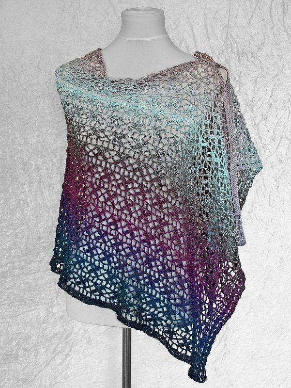 Häkelanleitung Stola / Schal Starry Night - Bild 9