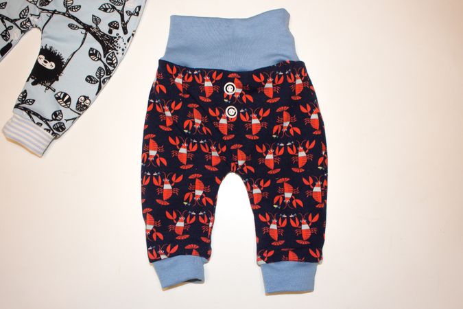 Baggy baby pants and shorts - sewing pattern - baby and toddler
