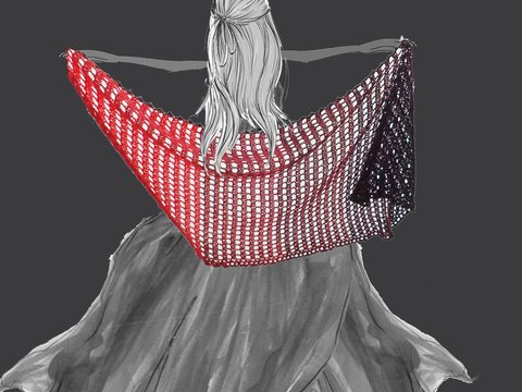 Häkeltuch ALLES GUT