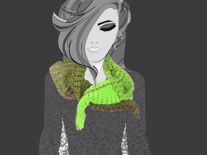 Häkeltuch ALLES GUT