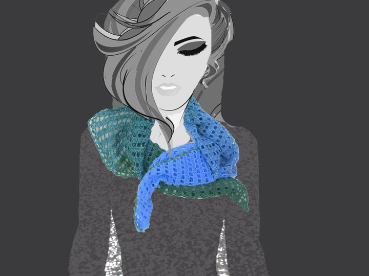 Häkeltuch ALLES GUT