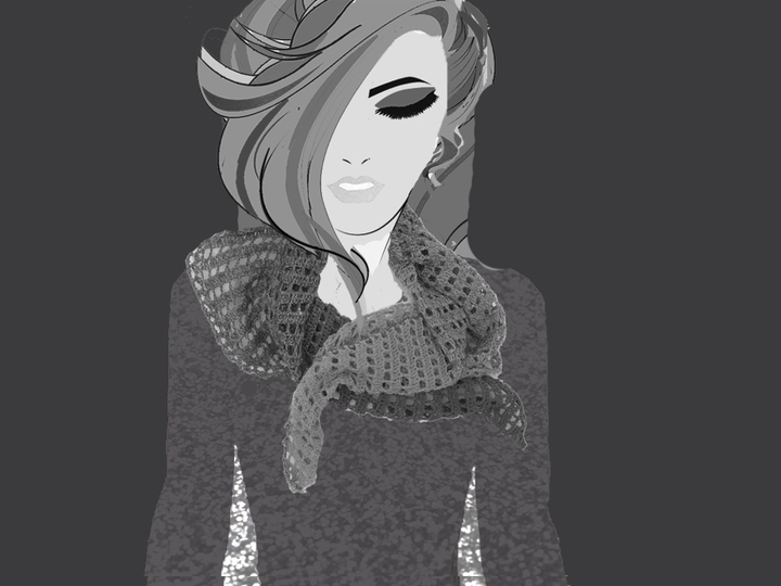 Häkeltuch ALLES GUT