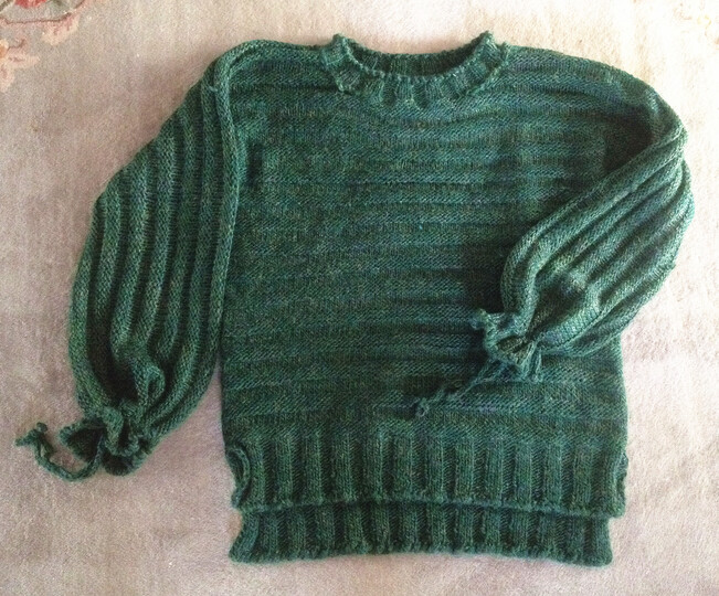 Pullover mit grossem Ärmel ( die einstellen kann)