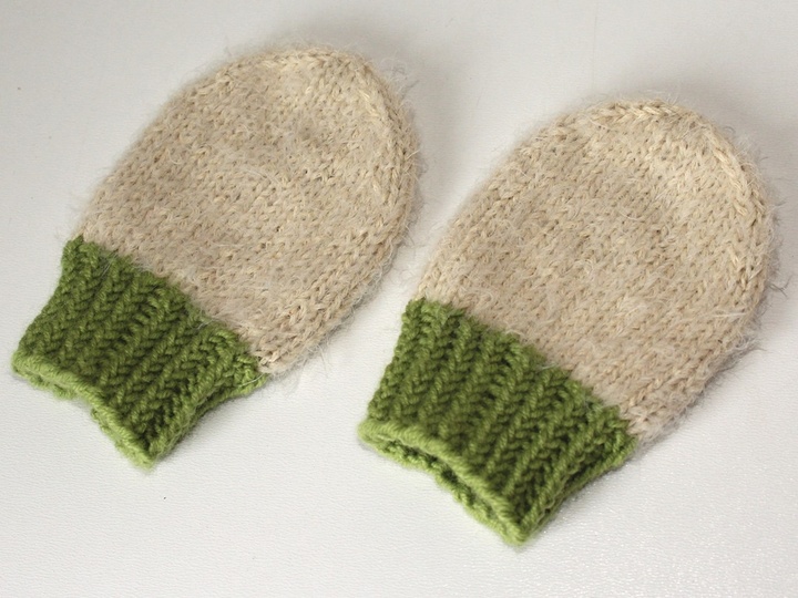Strickanleitung Baby-Handschuhe 0 - 5 Monate