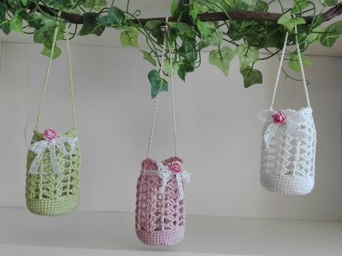 Häkelanleitung Hänge-Windlicht