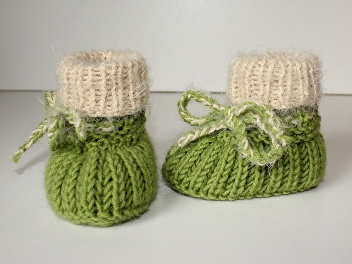 Strickanleitung Babymütze, Babyschuhe, Baby-Handschuhe im Set, 0 - 5 Monate