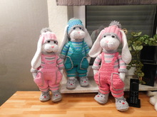 Häkelanleitung für Gabis Hasen Schmusi, ca. 40 - 45 cm groß, einschl. kleinem Schnuffeltuch