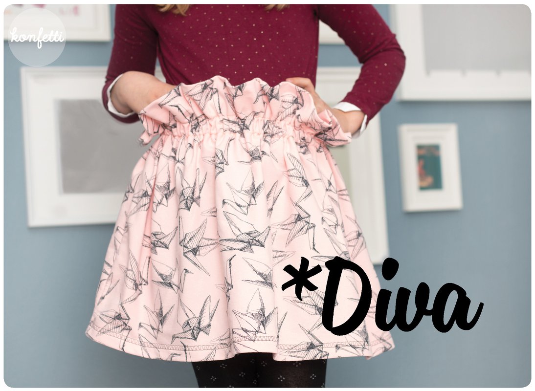 Diva - Mädchenrock ebook Schnitt Gr. 80-164