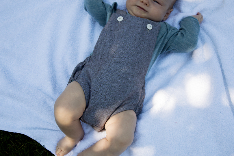 Hugo - Trägerhose für Babys Schnittmuster / ebook Gr.50-98