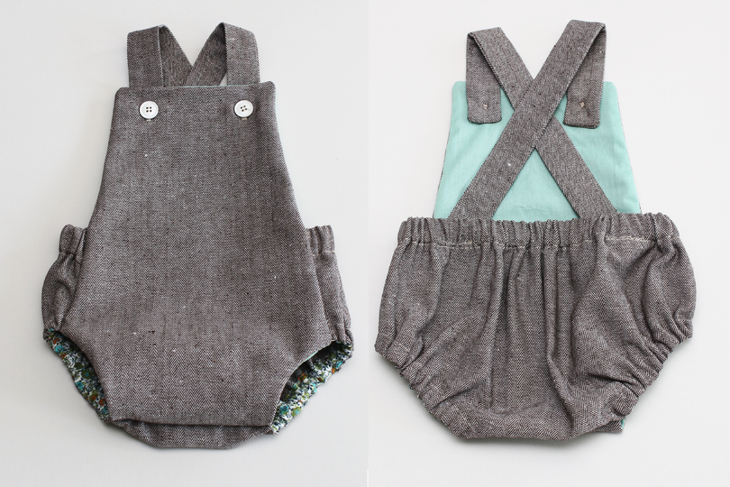 Hugo - Trägerhose für Babys Schnittmuster / ebook Gr.50-98