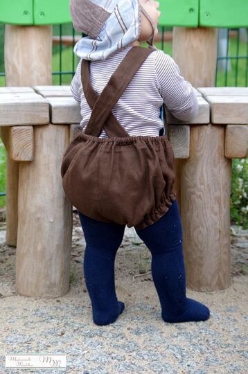 Hugo - Trägerhose für Babys Schnittmuster / ebook Gr.50-98