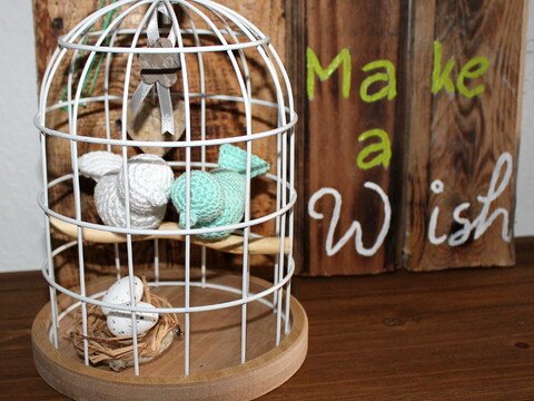 Mini Vögelchen Häkelanleitung