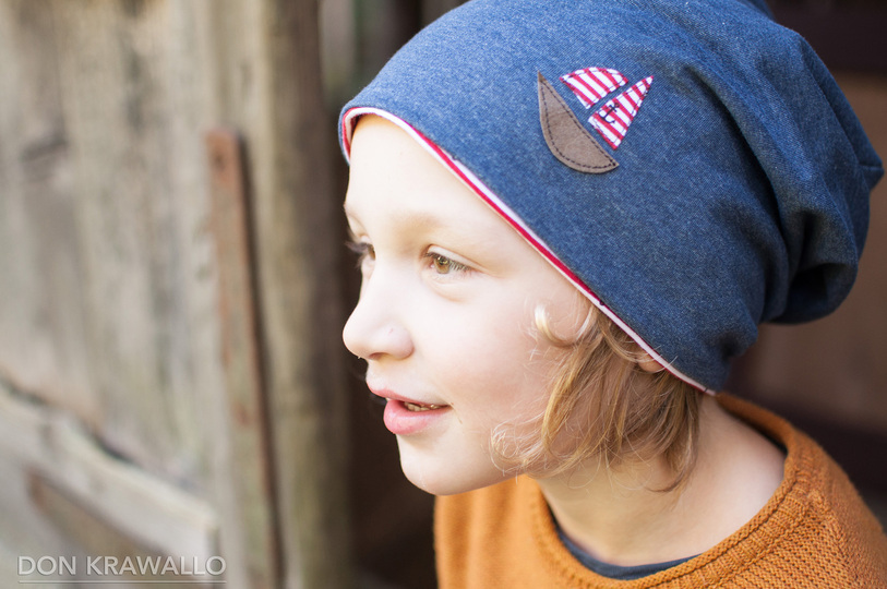 ebook Wendebeanie Nähanleitung Schnitt Mütze (KU 39cm bis 57cm)