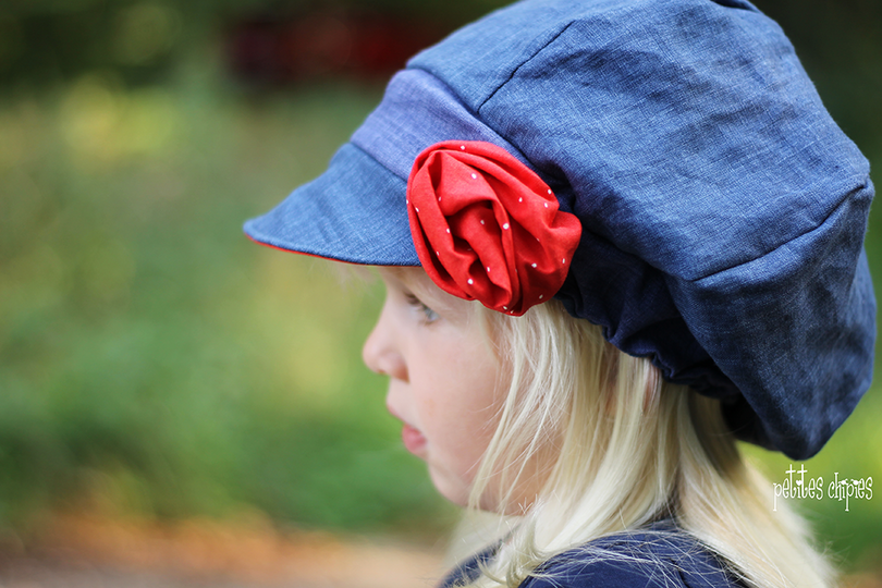 Ballonmütze Nähanleitung und Schnitt KU 37 - 55cm