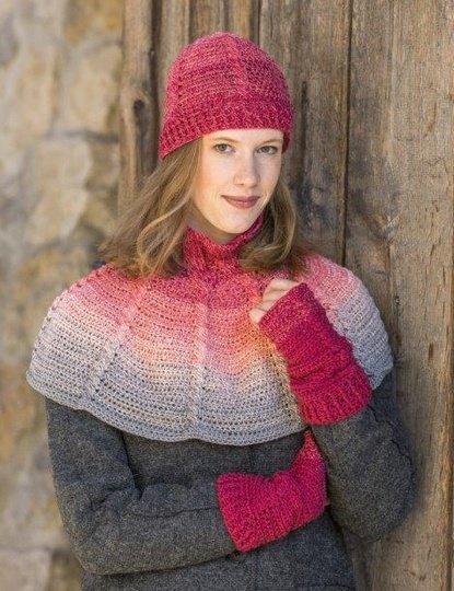 Accessoires-Set Zopfwunder häkeln aus 2 BOBBEL MERINO von Woolly Hugs