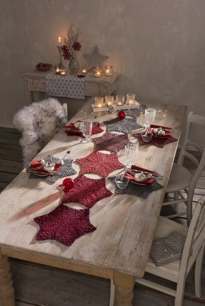 Tischdeko Sternenglück Häkeln aus 1 BOBBEL COTTON von Woolly Hugs - Bild 6