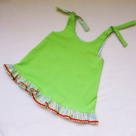 Sundress for baby girls and toddler,easy to make dress,sizes 3/6, 6/9, 9/12, 1T, 1,5T, 2T, 3T to fit 3 months to 3 years.