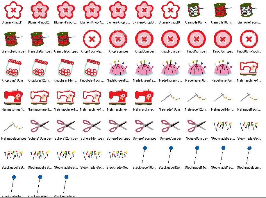 Stickdatei Sewing Nähen - Bild 2