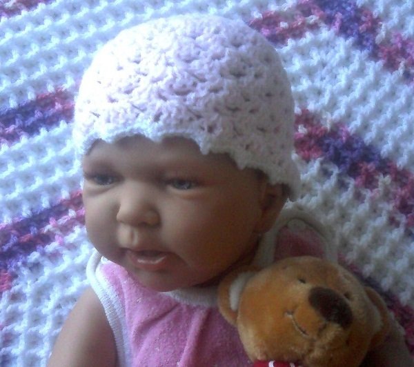 Häkelanleitung Babymützchen "Resli"