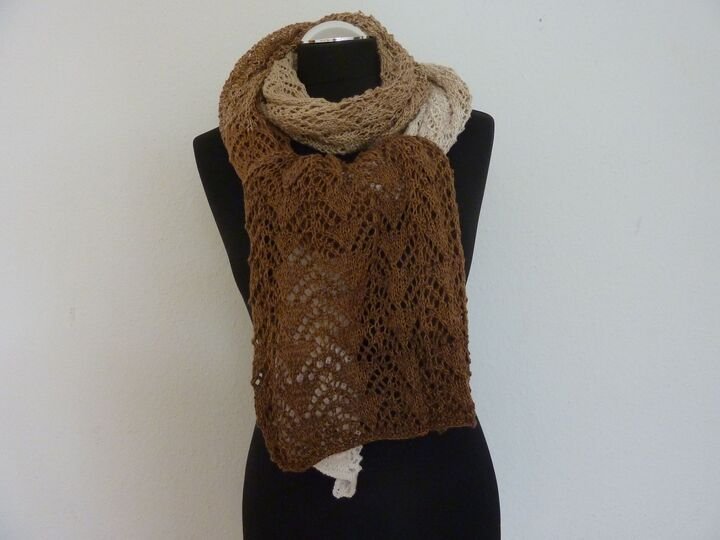 Strickanleitung - Schal "Cappuccino"