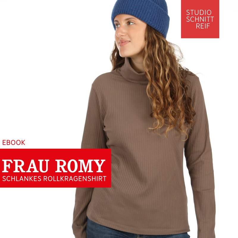 FRAU ROMY Langarmshirt mit Rollkragen