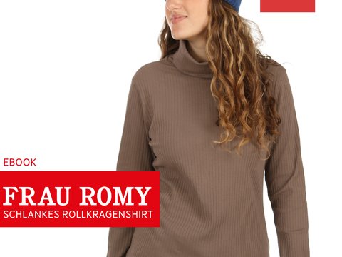 FRAU ROMY Langarmshirt mit Rollkragen