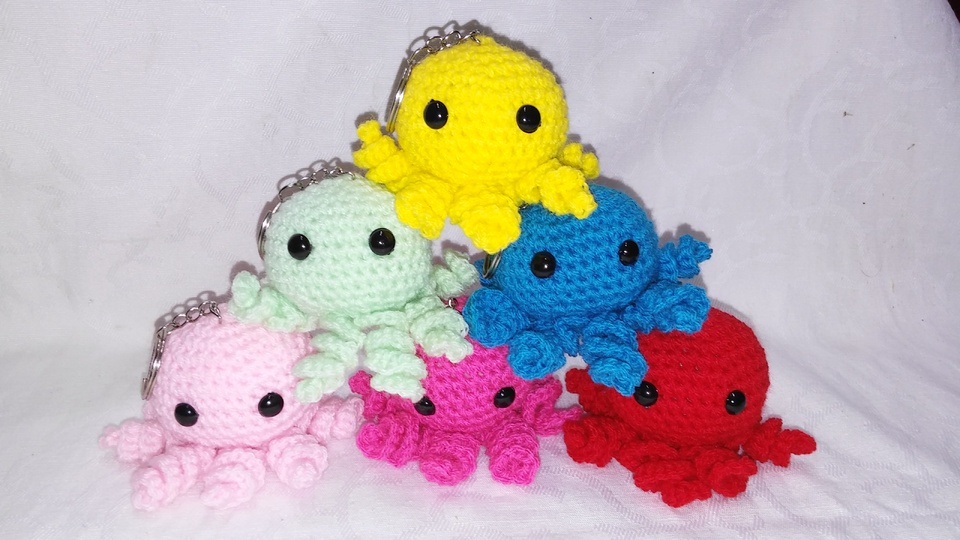 muster amigurumi Mini Oktopus PDF english-Deutsch-dutch
