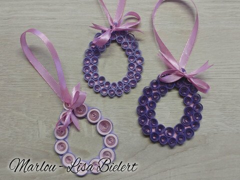 Bastelanleitung – Anhänger in Eierform