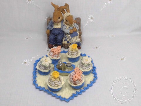 Häkelanleitung Eierbecher für 6