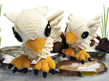 Mama und Baby Greif Häkelanleitung Amigurumi