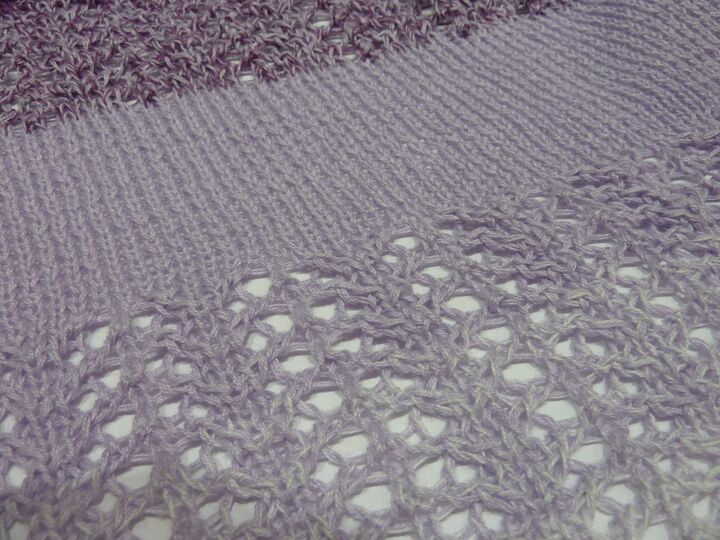 Strickanleitung - Tuch "Purple"