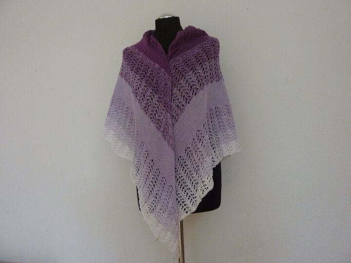 Strickanleitung - Tuch "Purple"