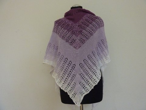 Strickanleitung - Tuch "Purple"