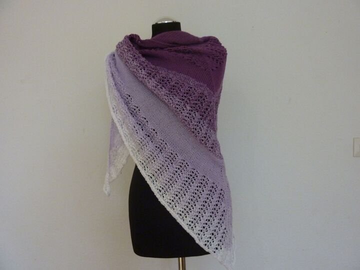 Strickanleitung - Tuch "Purple"