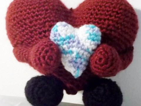 Ich schenk dir mein Herz - Häkelanleitung Herz