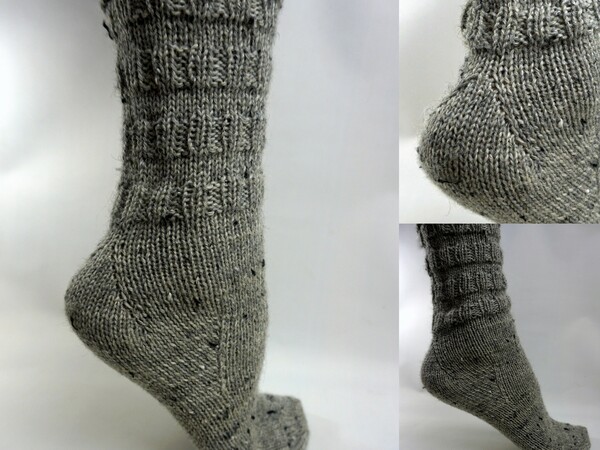 Socken Stricken Einfache Ferse Stricken