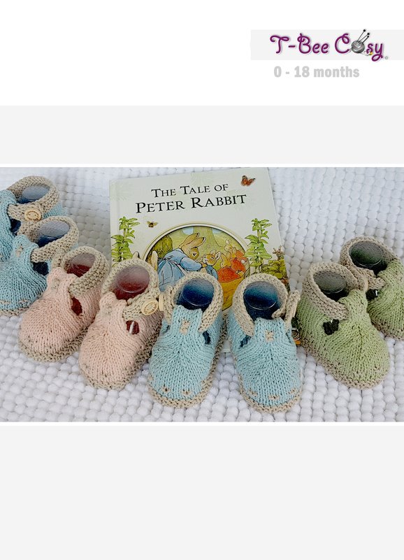 BunnyKids Booties for 1 - 18 months  - (Series 1)